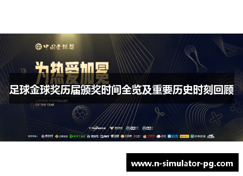 足球金球奖历届颁奖时间全览及重要历史时刻回顾